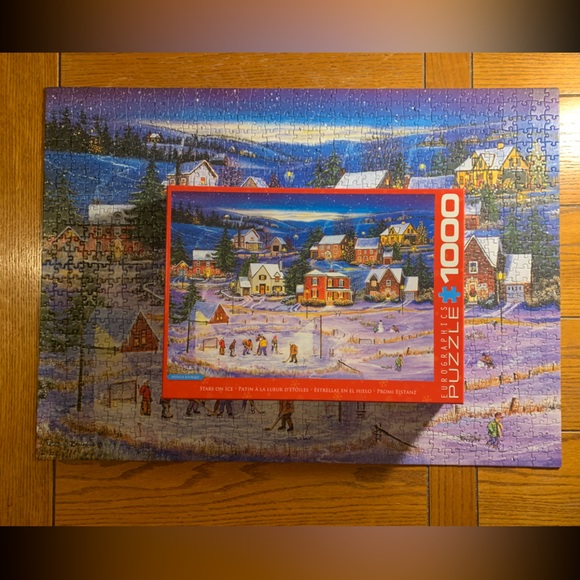 1000 piece stars on ice eurographics puzzle - Picture 1 of 2